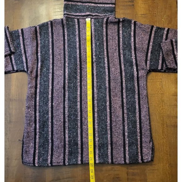 Vintage Molina Baja Hoodie Drug Rug Pullover Size Medium 38-40 - Picture 5 of 8